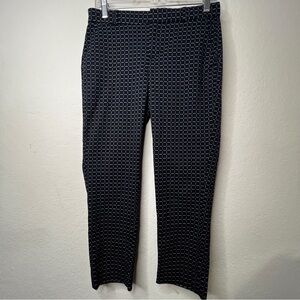 Banana Republic Avery Pants 0 Petite Navy White Ankle Stretch